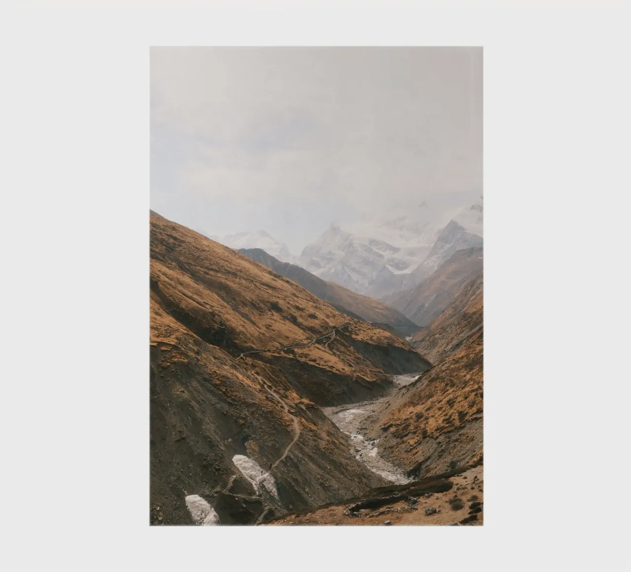 Winding Trails of the Himalayas notebook by FujiPrints