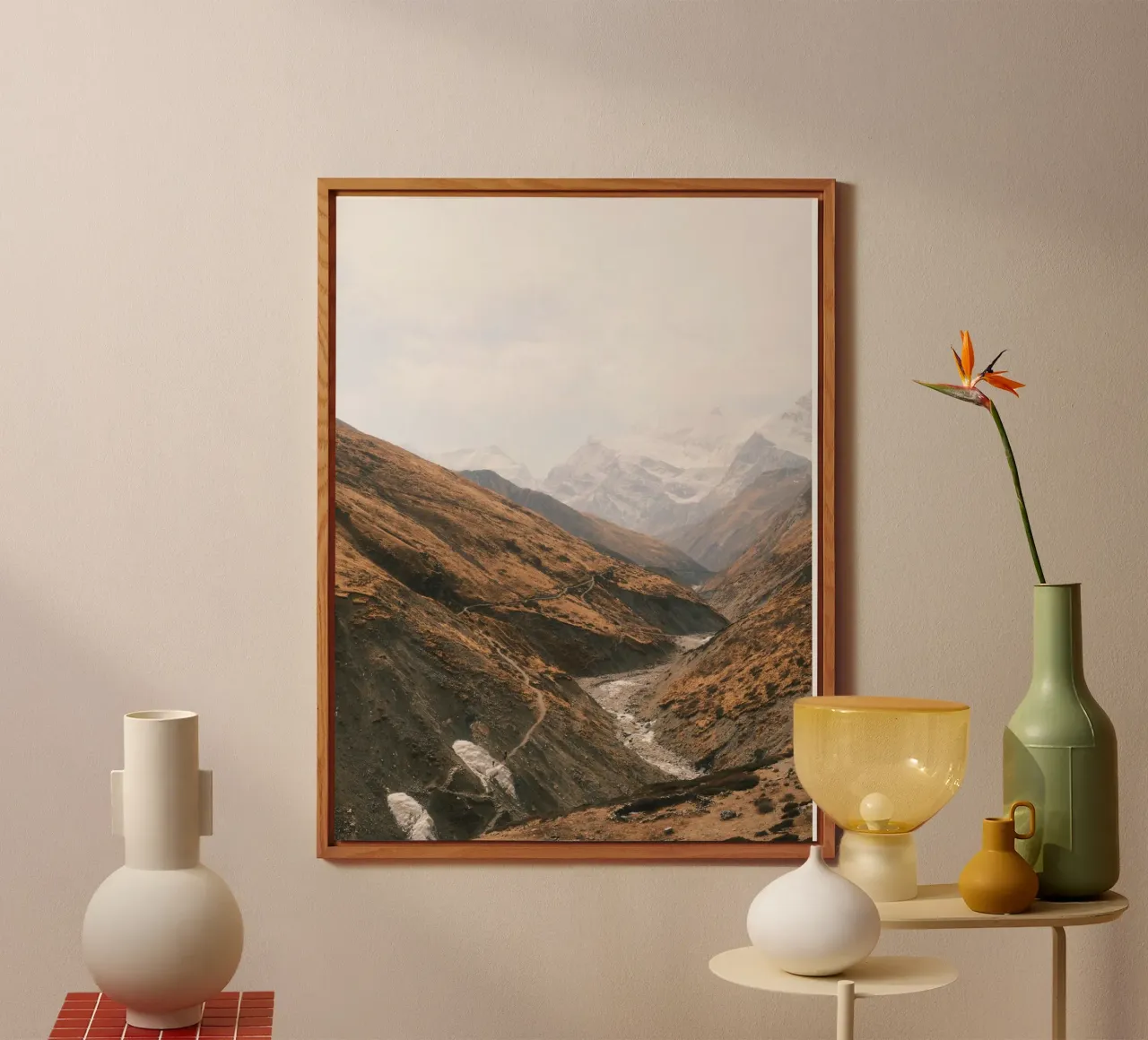 Winding Trails of the Himalayas alluminio dibond da FujiPrints