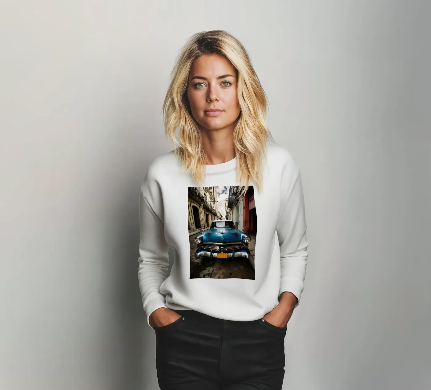 Vintage Classic Car Sweatshirt von Delaplane