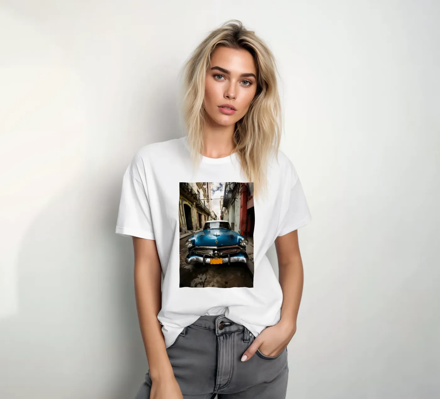 Klassieke auto t-shirt van Delaplane