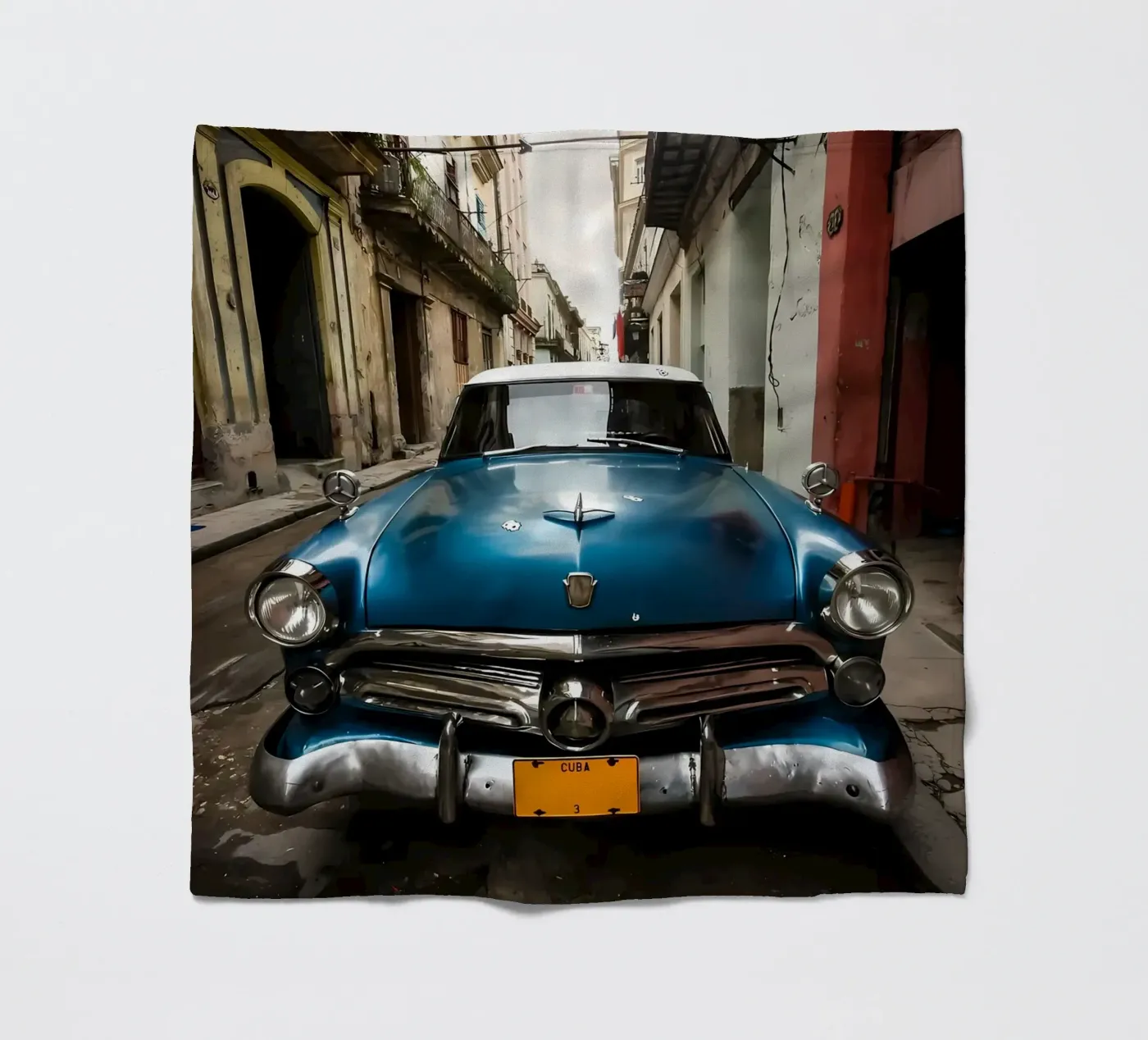 Oldtimer Oldtimer Fleecedecke von Delaplane