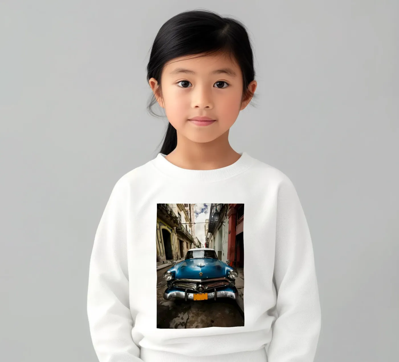 Vintage Classic Car Kinder Sweatshirt von Delaplane