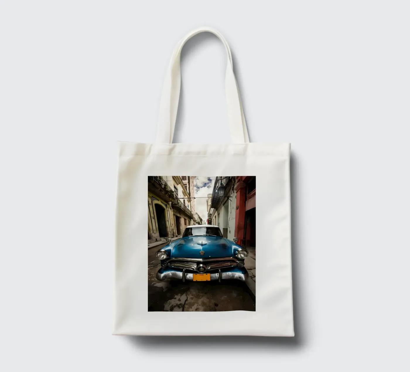 Vintage Classic Car Jutebeutel von Delaplane