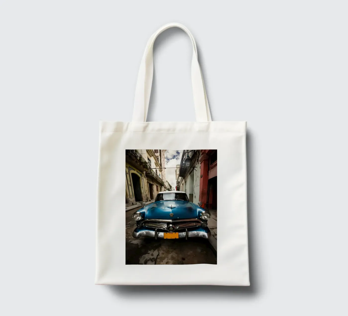 Vintage Classic Car Jutebeutel von Delaplane