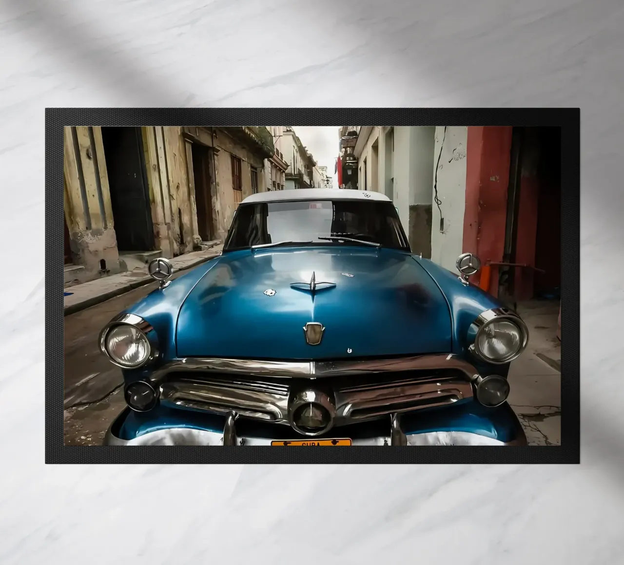 Oldtimer Oldtimer Fußmatte von Delaplane