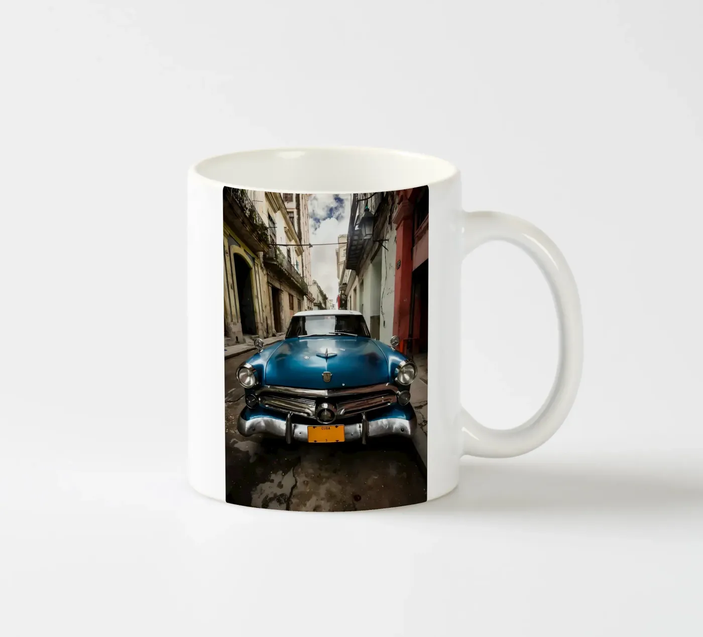 Vintage Classic Car Keramik Tasse von Delaplane