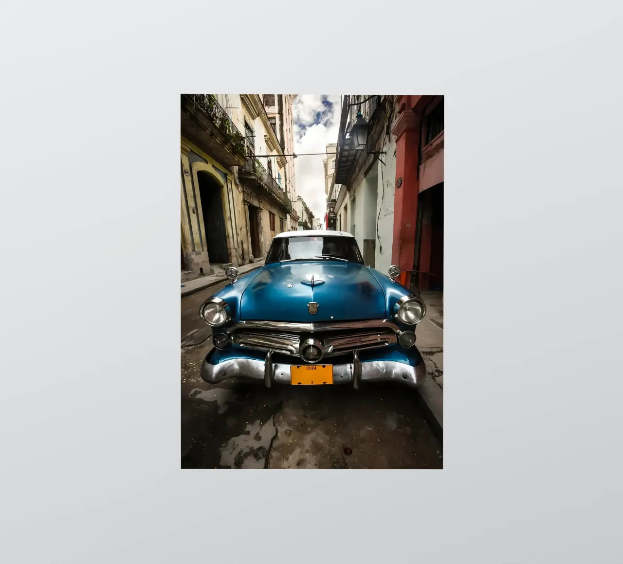 Auto d'epoca adesivo da Delaplane