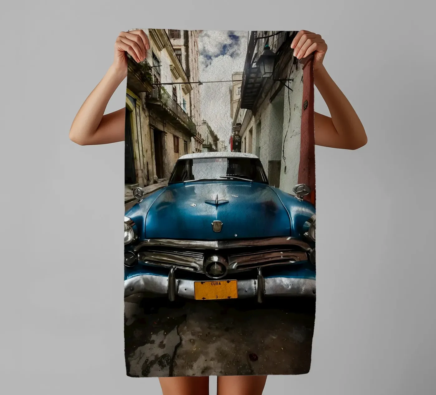 Vintage Classic Car Handtuch von Delaplane