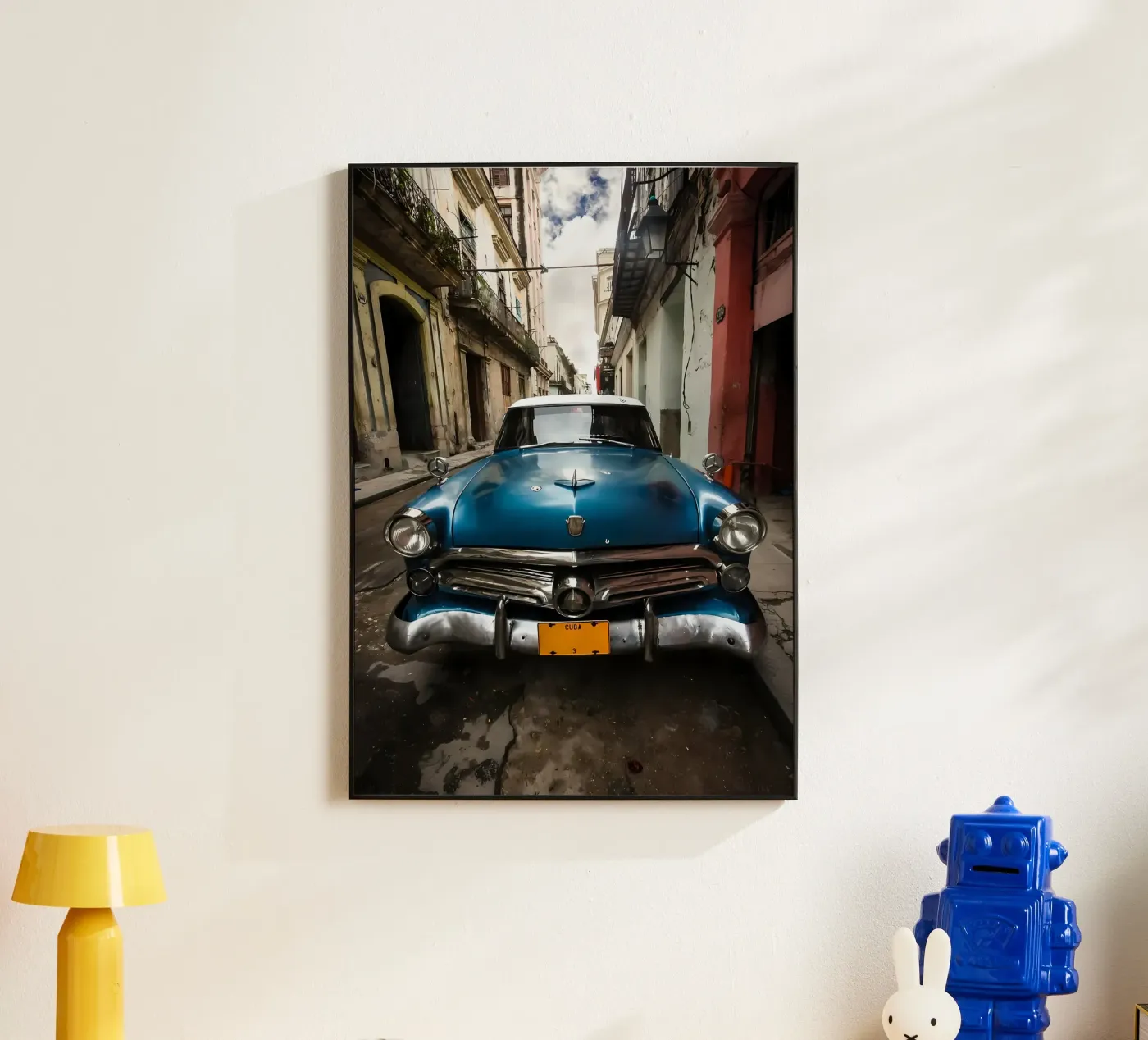 Vintage Classic Car Forex-Platte von Delaplane