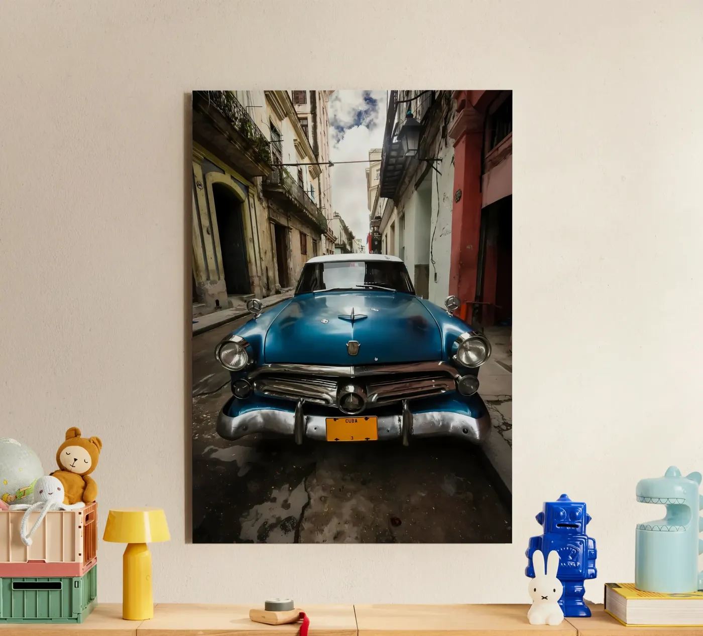 Vintage Classic Car Forex-Platte von Delaplane