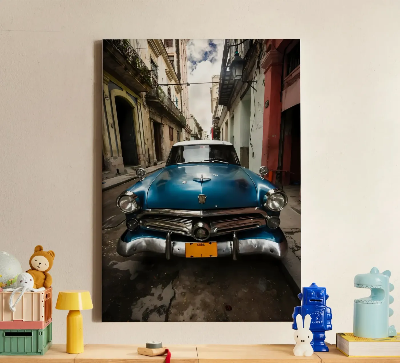 Vintage Classic Car Leinwand von Delaplane