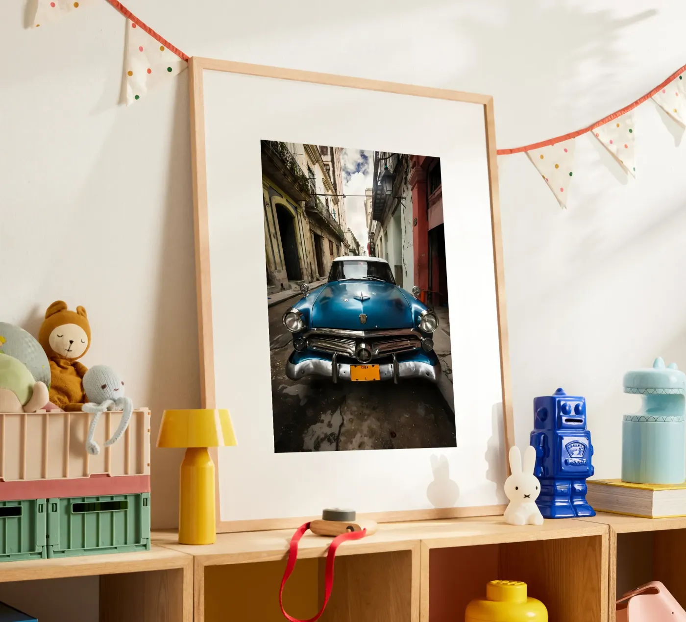 Vintage Classic Car poster by Delaplane