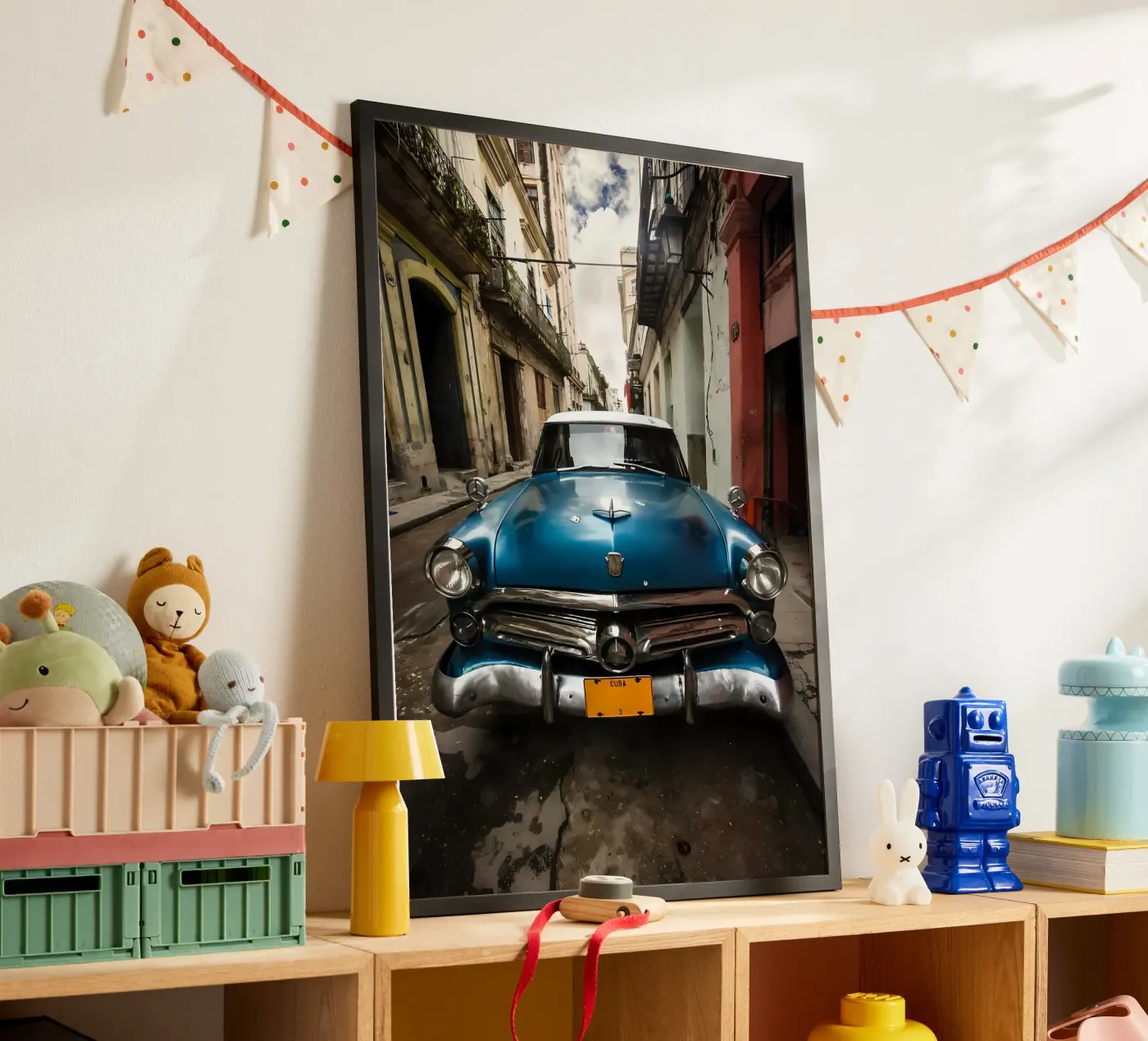 Vintage Classic Car poster by Delaplane