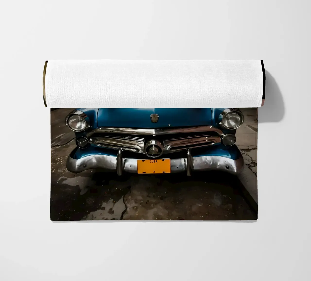 Oldtimer Oldtimer Strandtuch von Delaplane