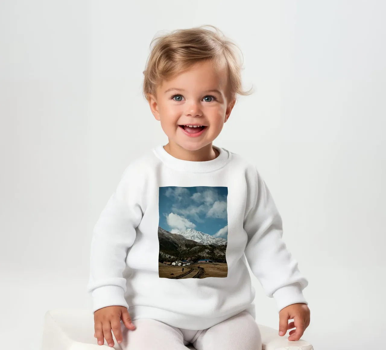 Path to the Peaks Baby Sweatshirt von FujiPrints