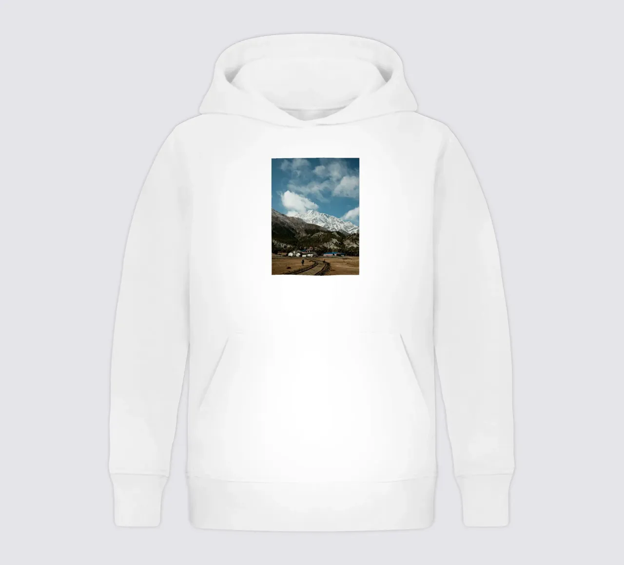 Path to the Peaks felpa bambino con cappuccio da FujiPrints