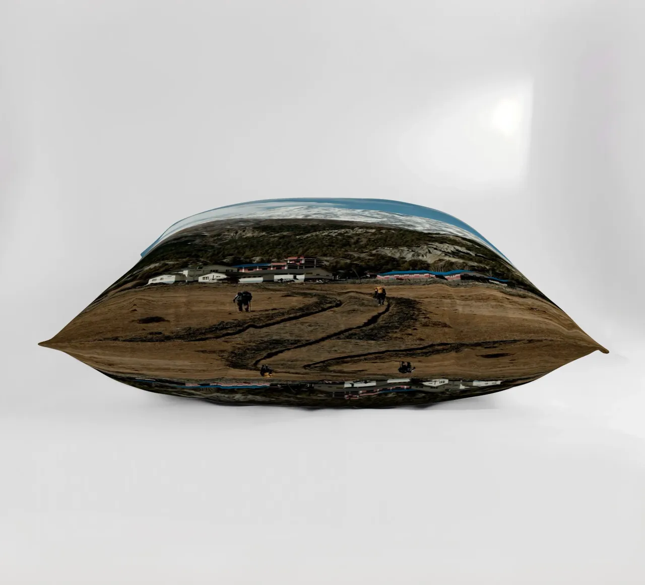 Path to the Peaks decorative cushion by FujiPrints