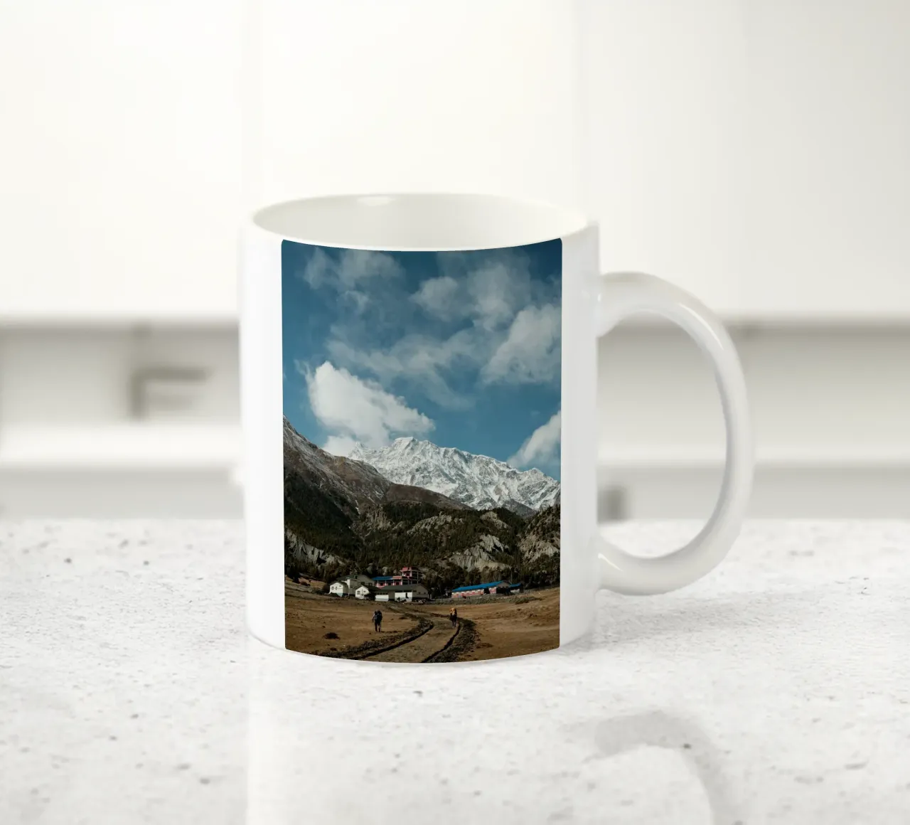 Path to the Peaks mug en céramique de FujiPrints
