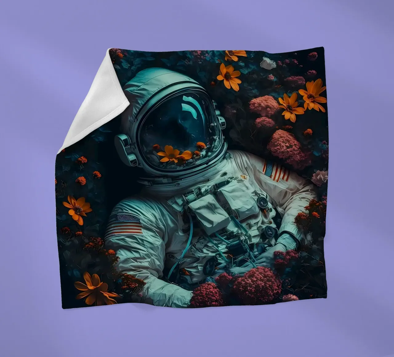 Lo spazio è selvaggio coperta in pile da Mikesell