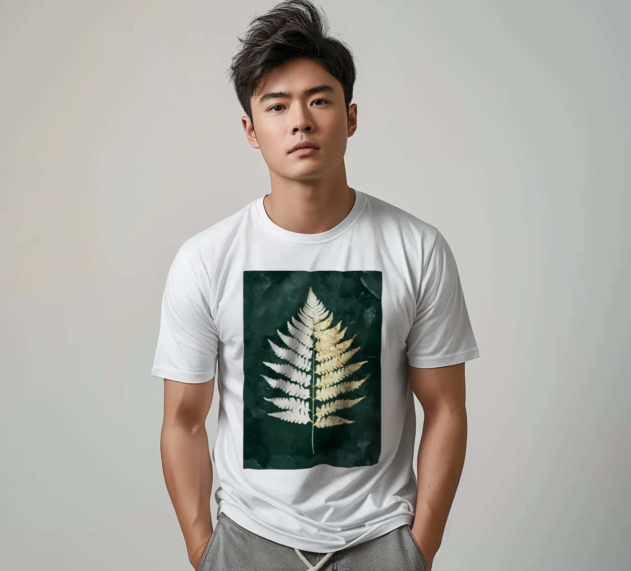 Goudwit varenblad t-shirt van Ginnery
