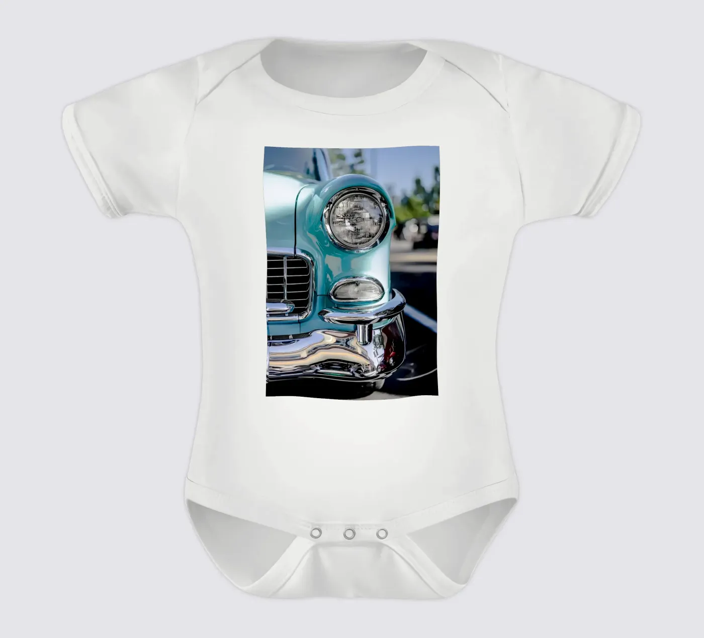 Vintage Classic Car Kurzarm Babybody von Delaplane