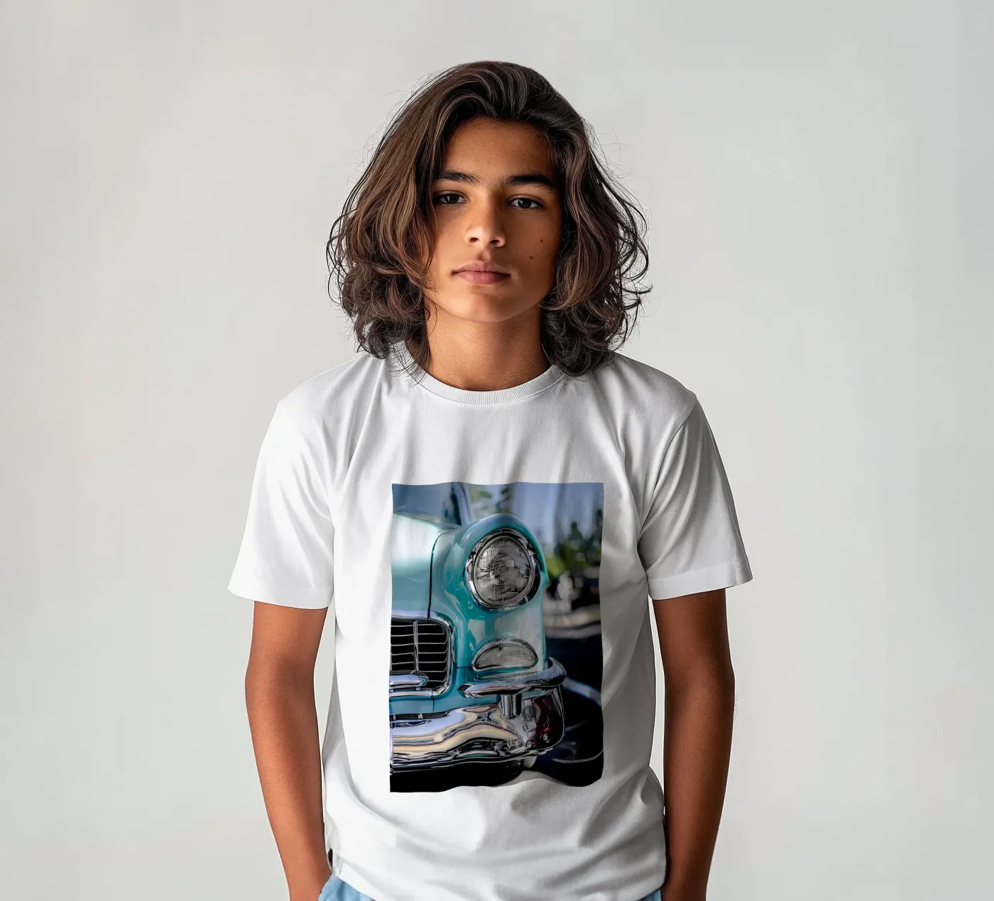 Vintage Classic Car Kinder T-Shirt von Delaplane