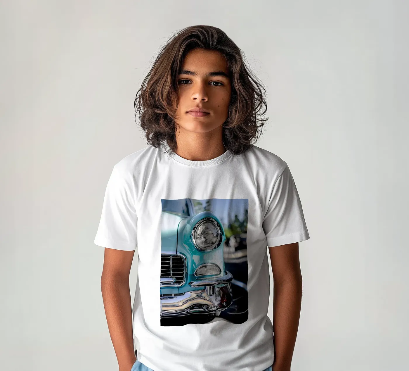 Vintage Classic Car Kinder T-Shirt von Delaplane