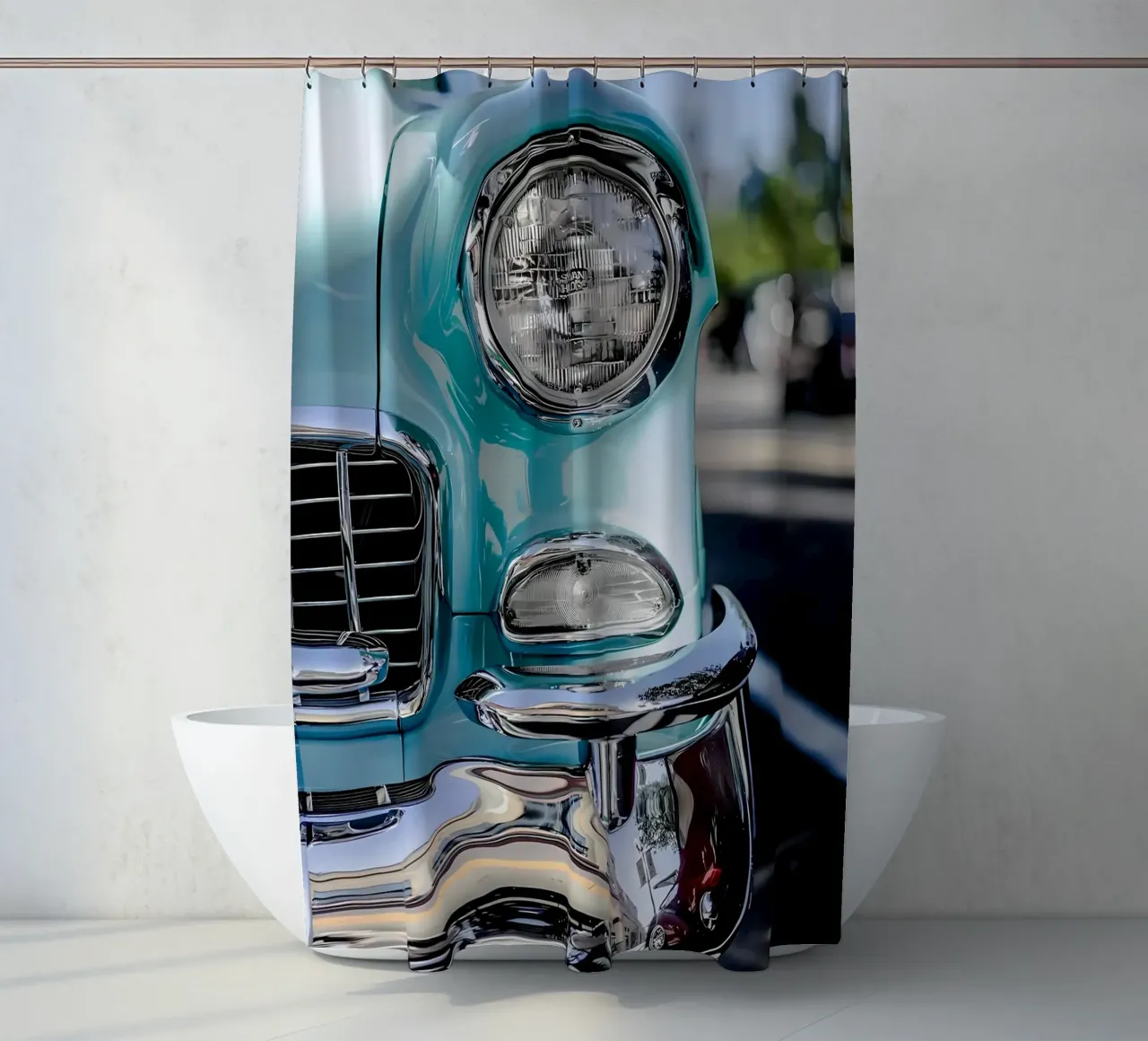 Oldtimer Oldtimer Duschvorhang von Delaplane