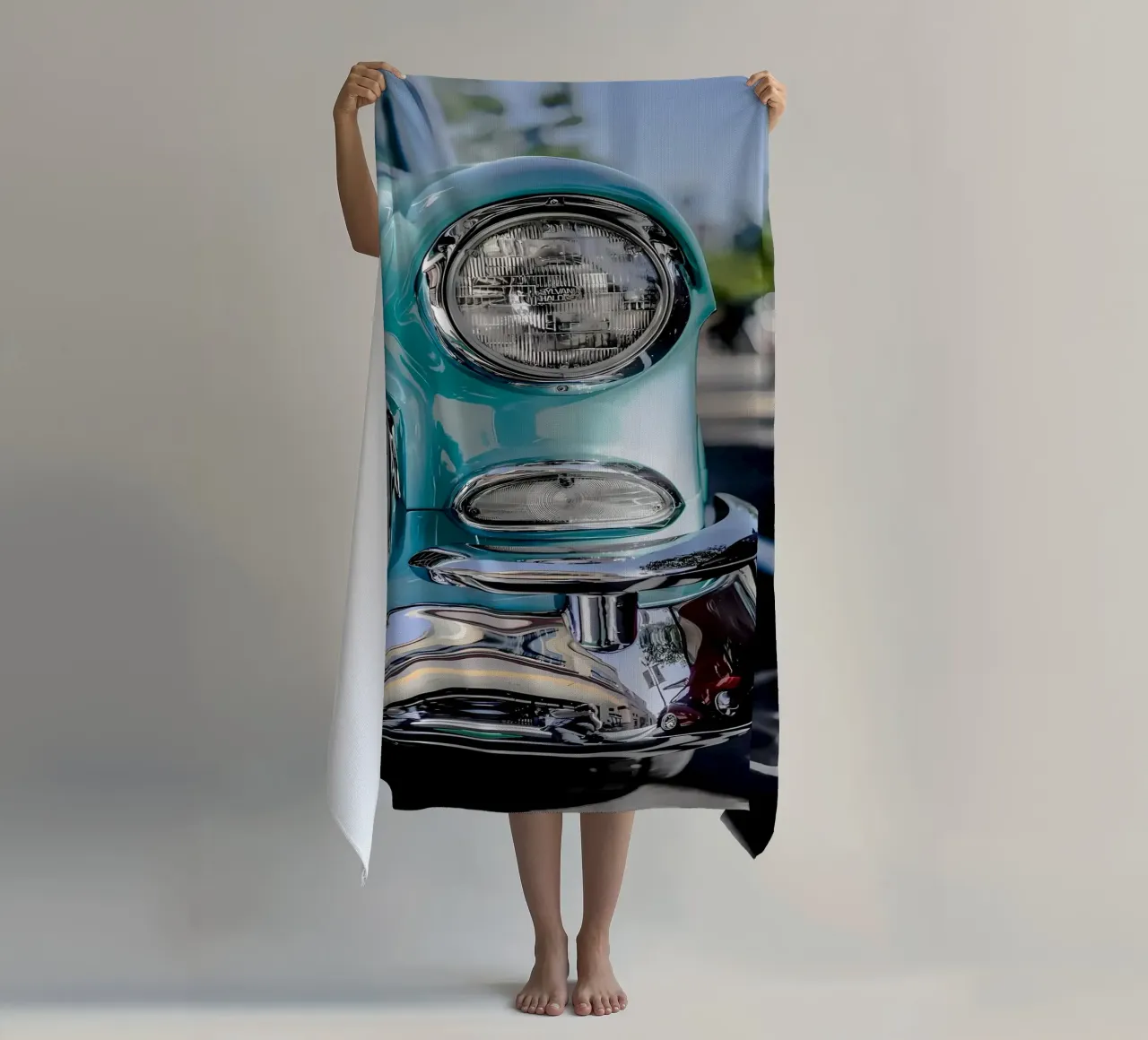 Oldtimer Oldtimer Strandtuch von Delaplane