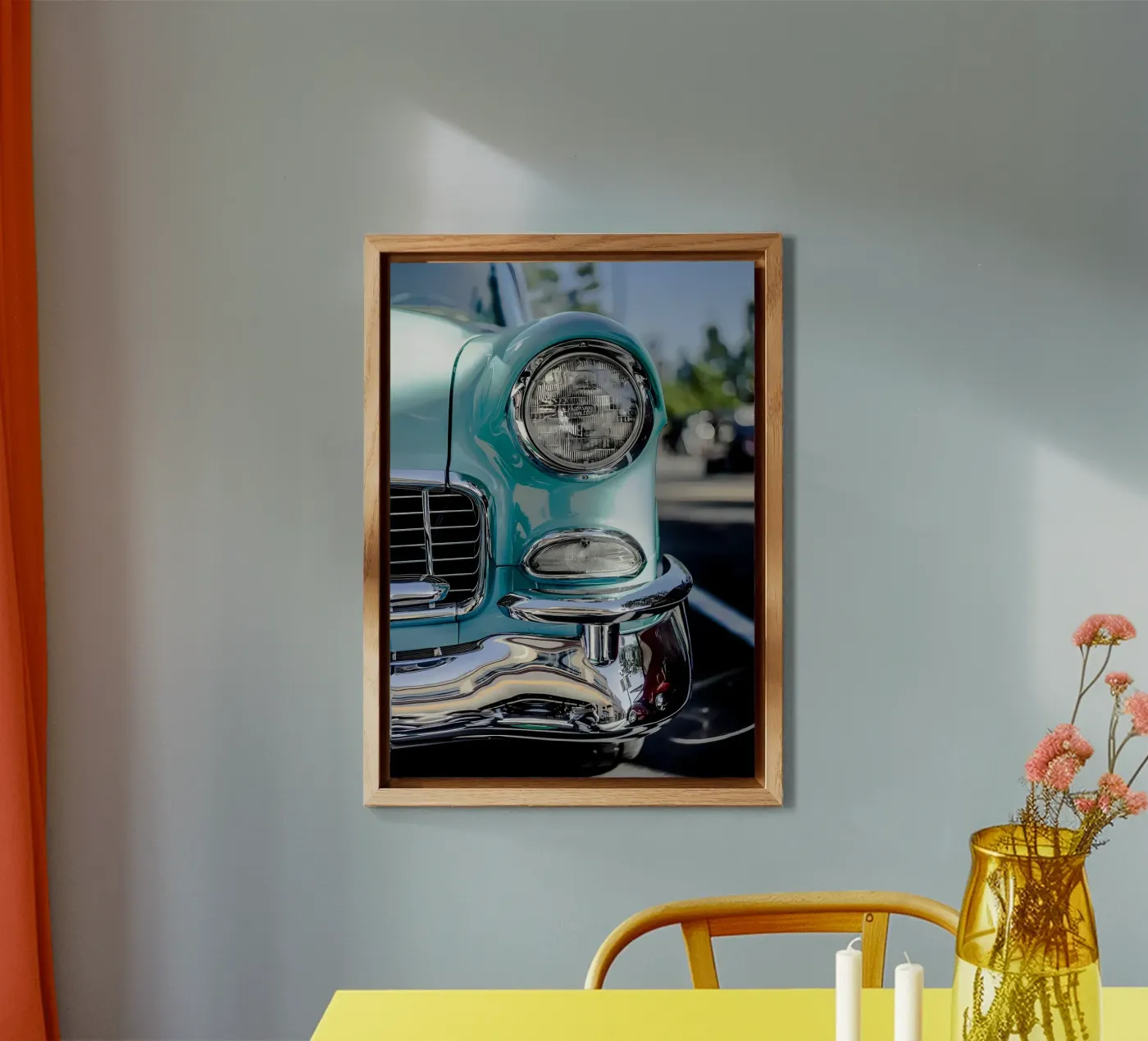 Vintage Classic Car Forex-Platte von Delaplane