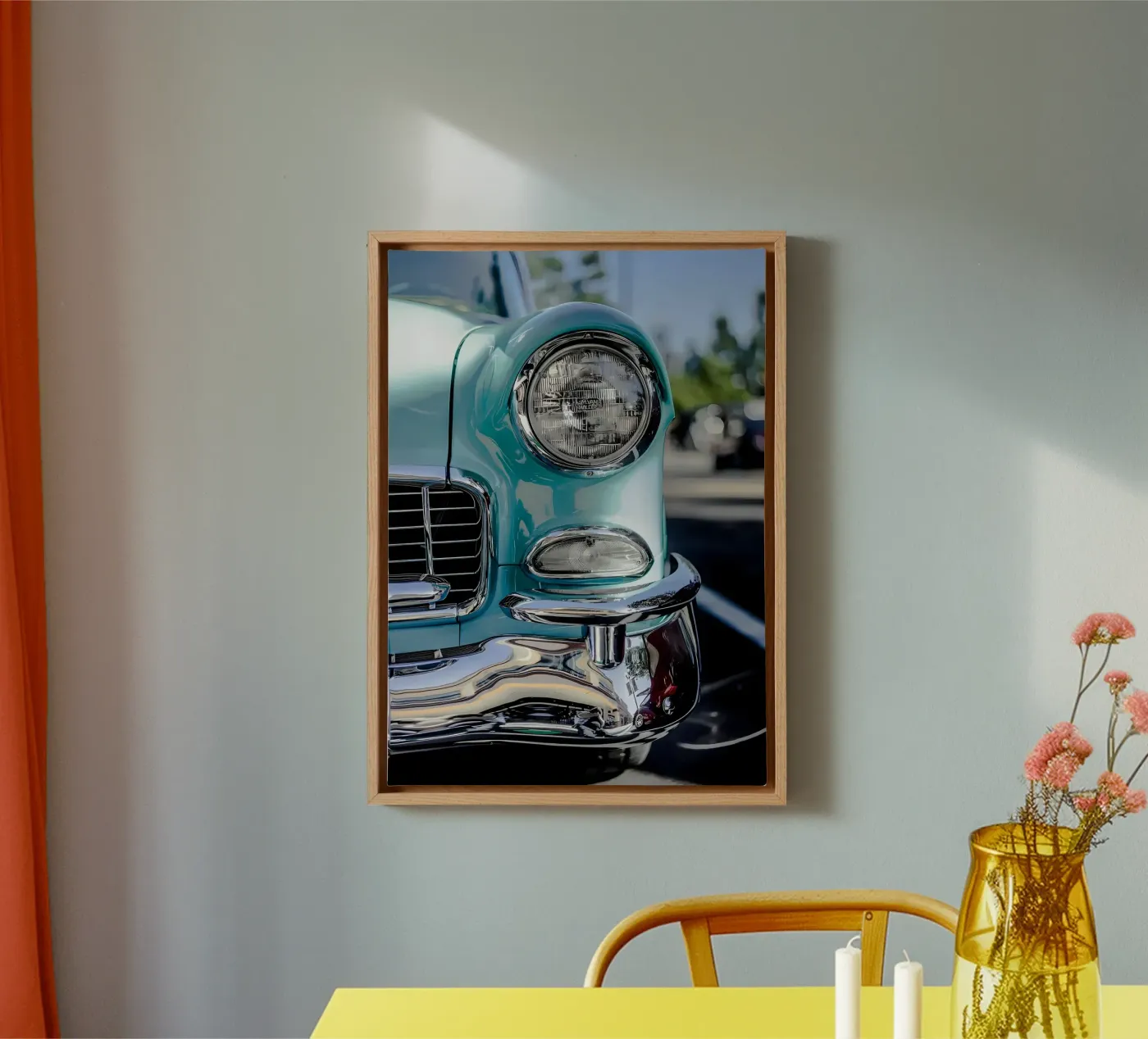 Vintage Classic Car Leinwand von Delaplane