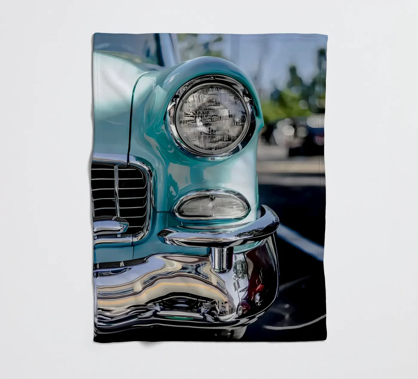 Vintage Classic Car Fleecedecke von Delaplane