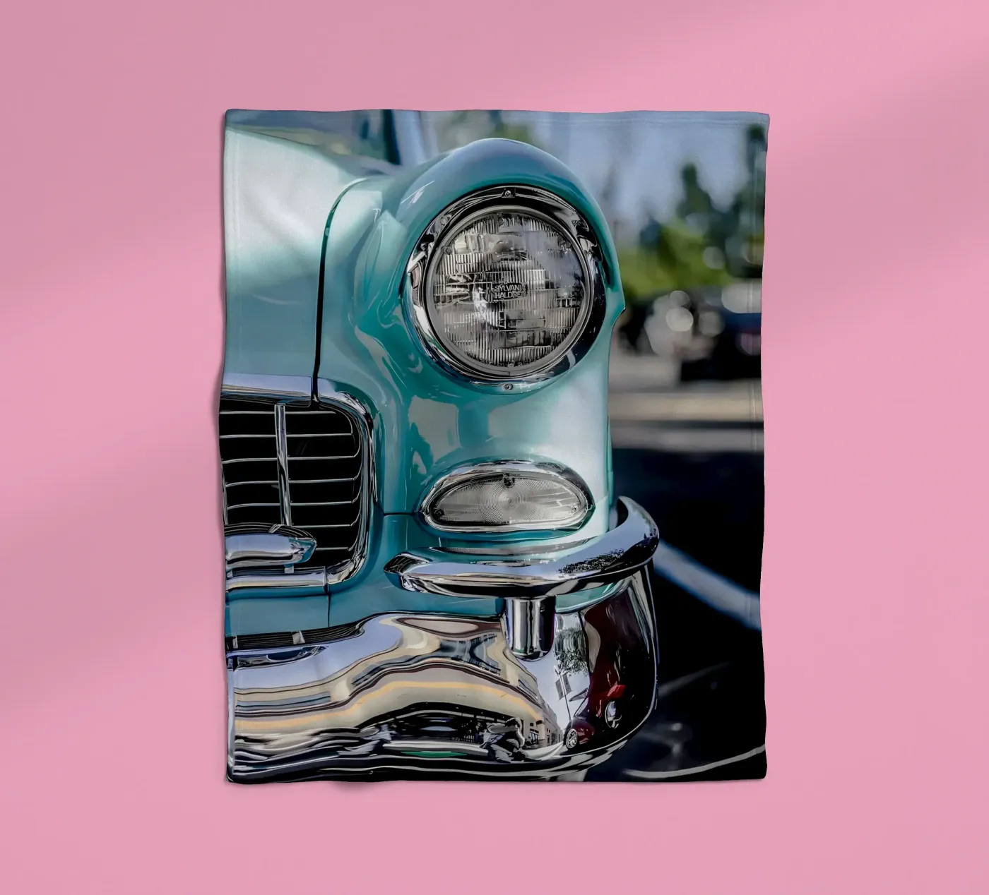 Oldtimer Oldtimer Fleecedecke von Delaplane
