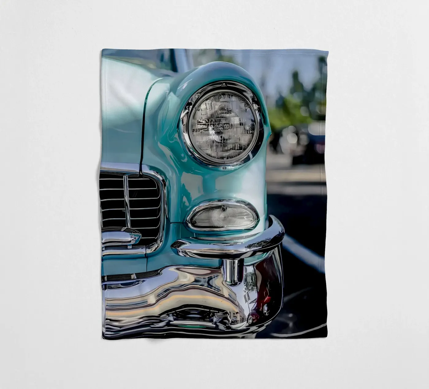 Vintage Classic Car Fleecedecke von Delaplane