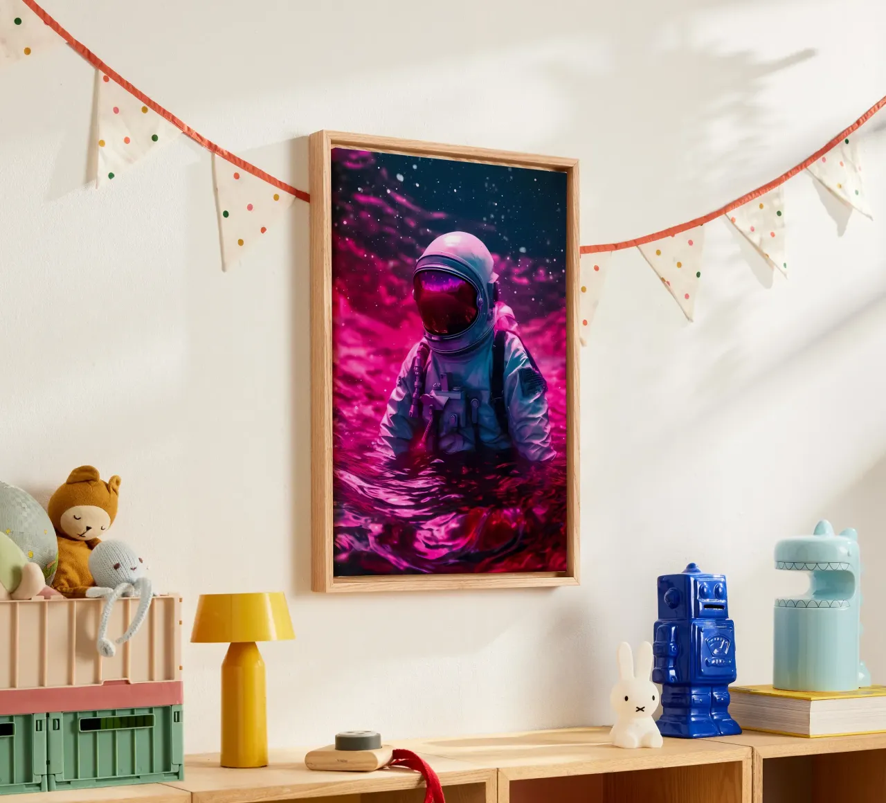 Space is Wild canvas by Mikesell
