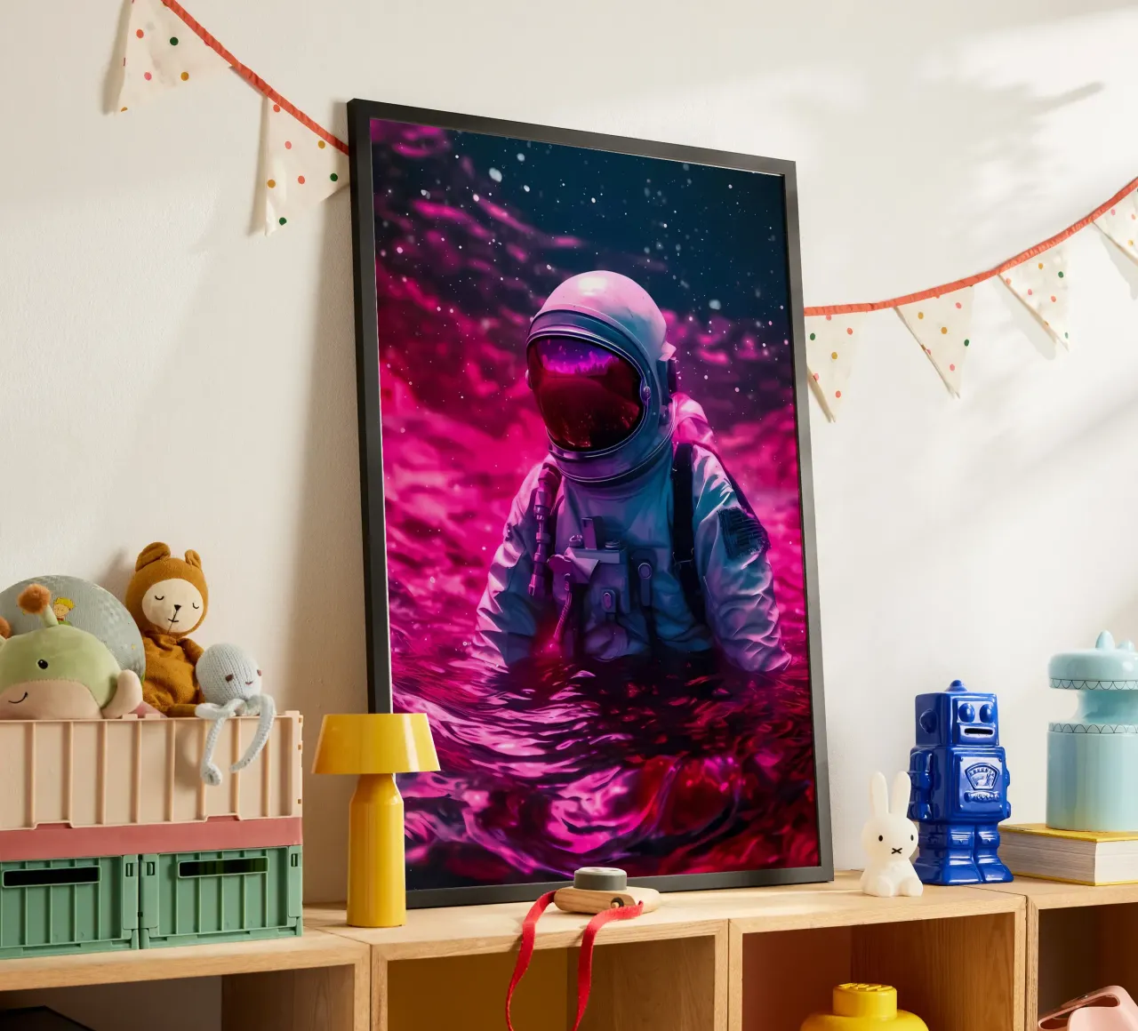 Lo spazio è selvaggio poster da Mikesell