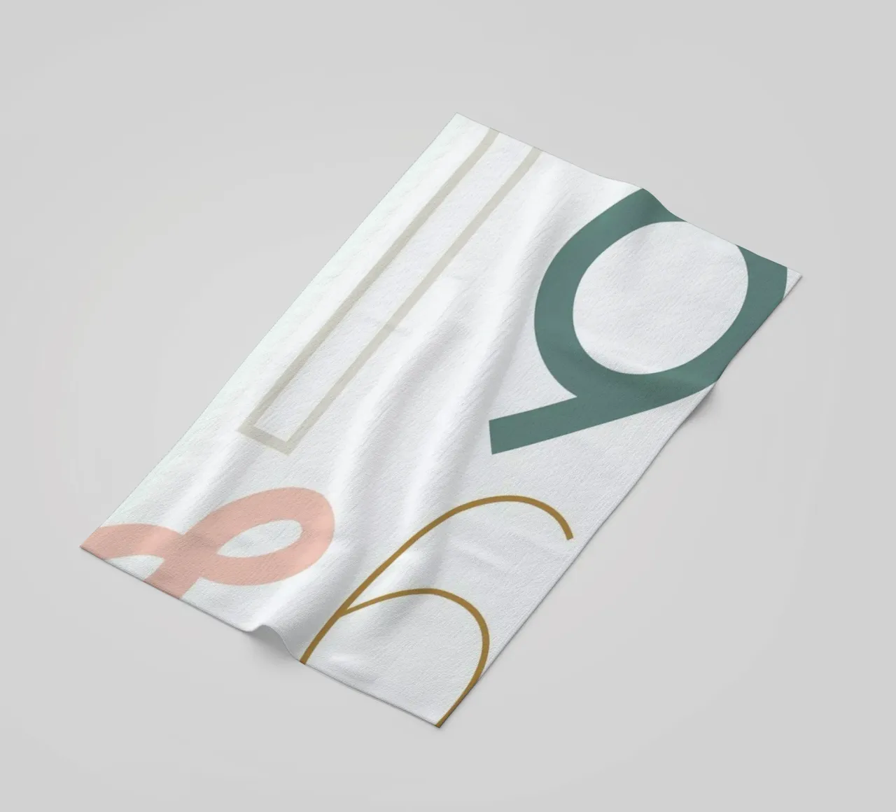 1986 strandhanddoek van Linda Gobeta