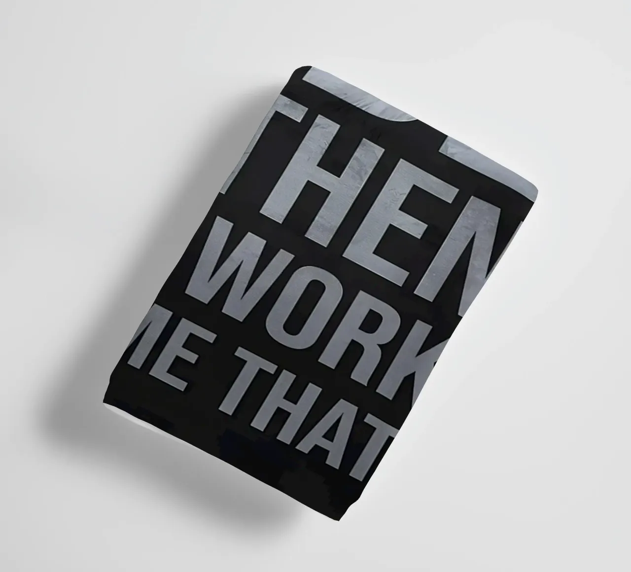 Decide Who You Want to Be and Then Do the Work towel by Bassy