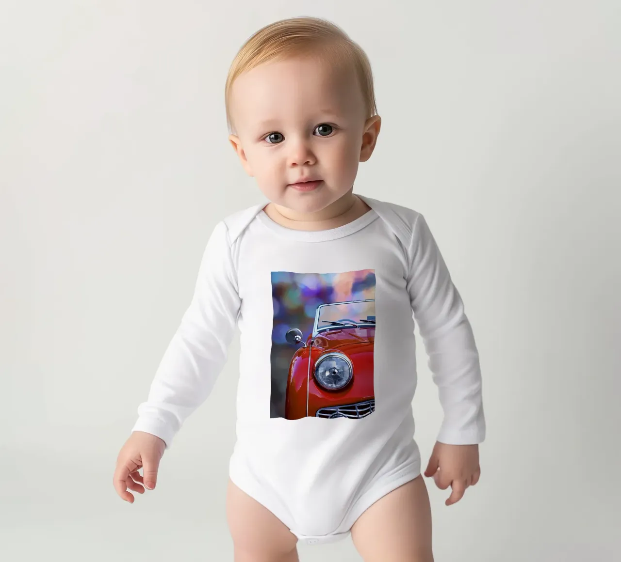 Auto d'epoca body neonato maniche lunghe da Delaplane