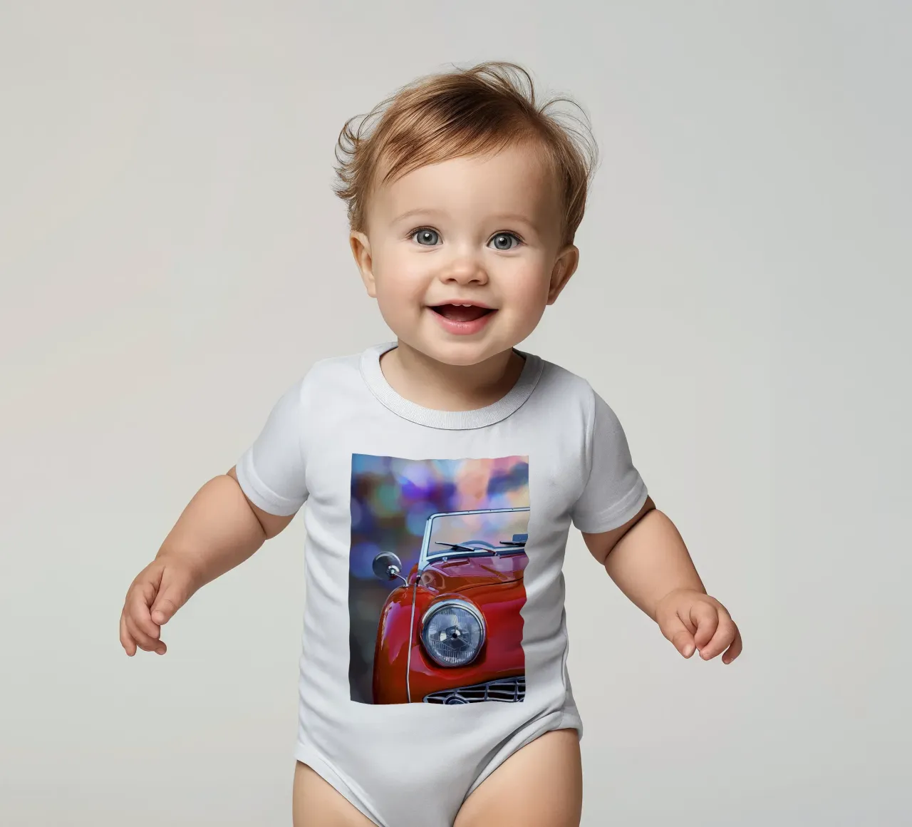 Oldtimer Oldtimer Kurzarm Babybody von Delaplane