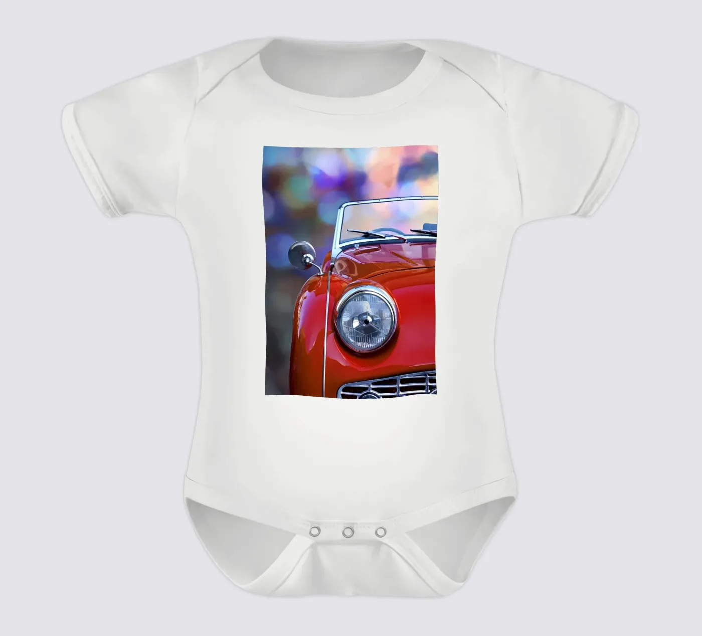 Vintage Classic Car Kurzarm Babybody von Delaplane