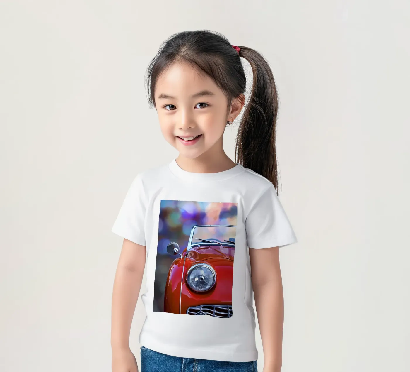 Vintage Classic Car Kinder T-Shirt von Delaplane