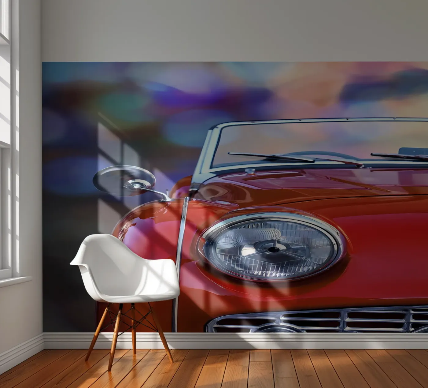 Vintage Classic Car Fototapete von Delaplane