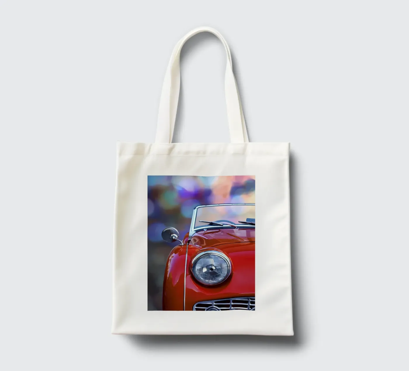 Auto d'epoca borsa in juta da Delaplane