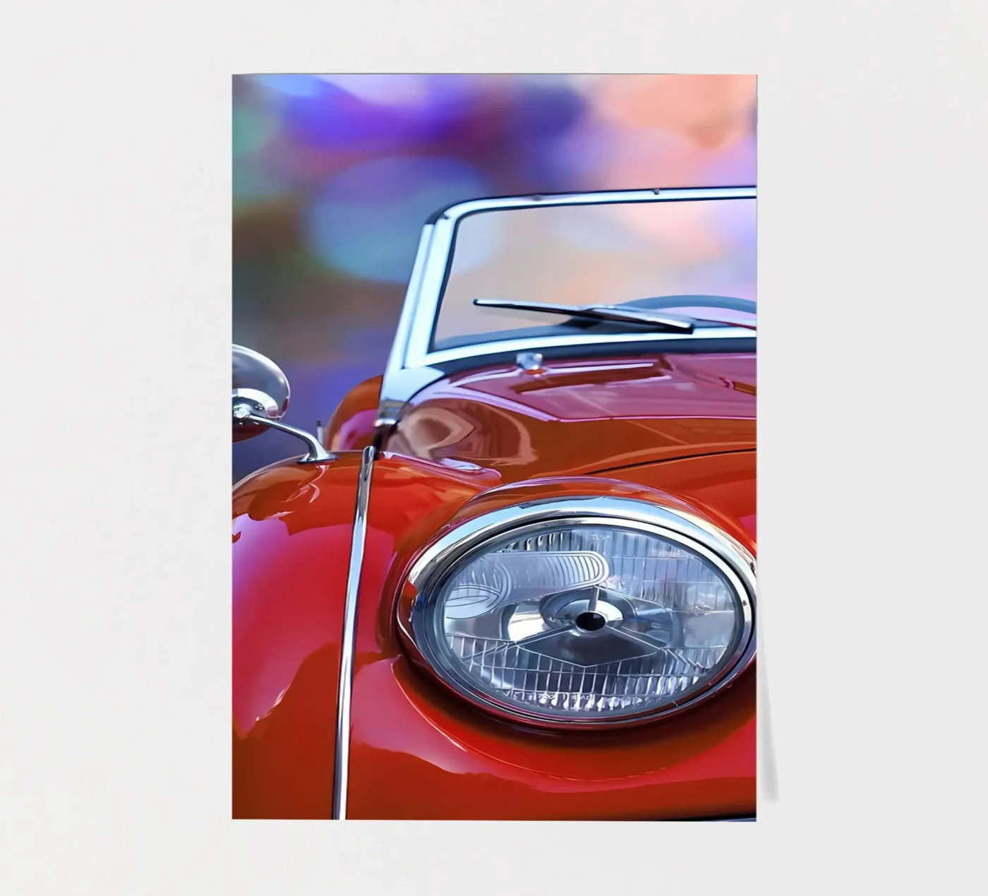 Voiture de collection planche autocollant de Delaplane