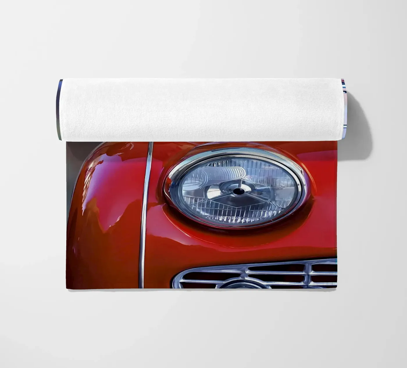 Vintage Classic Car Strandtuch von Delaplane