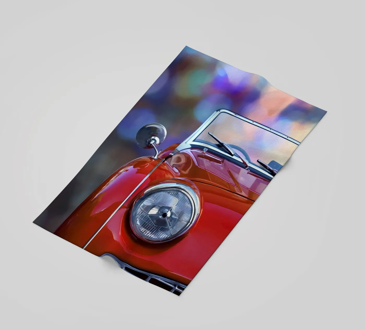 Vintage Classic Car Strandtuch von Delaplane