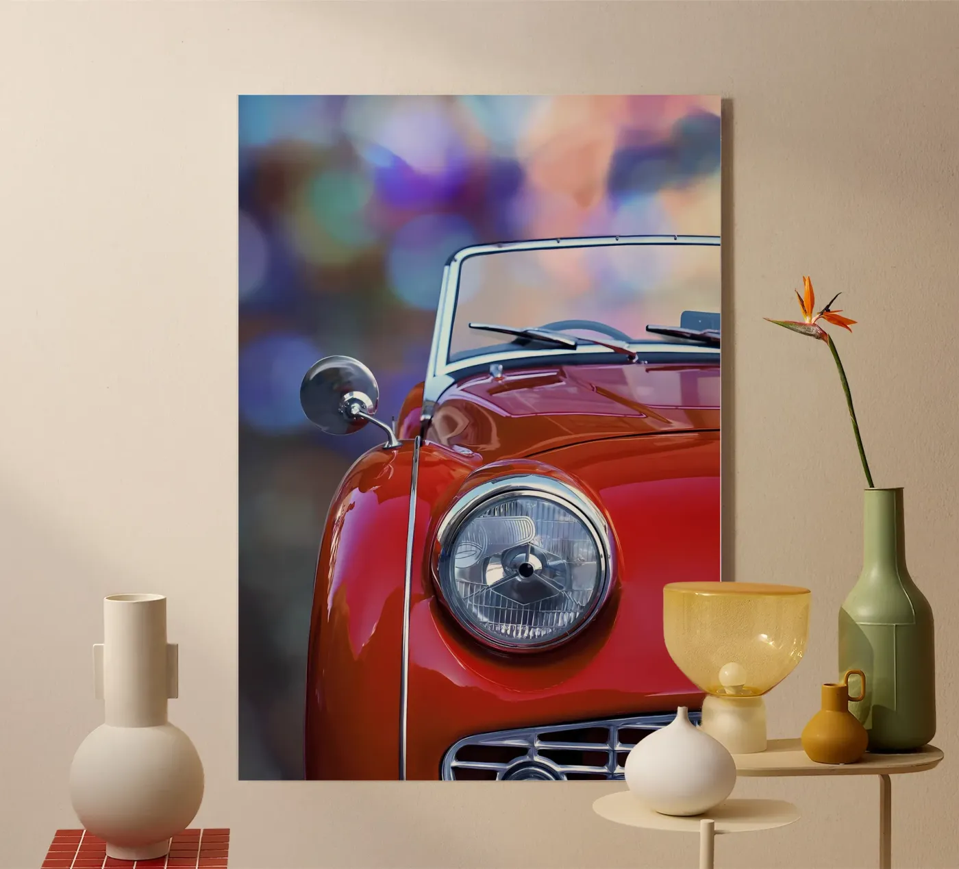 Vintage Classic Car plexiglass da Delaplane