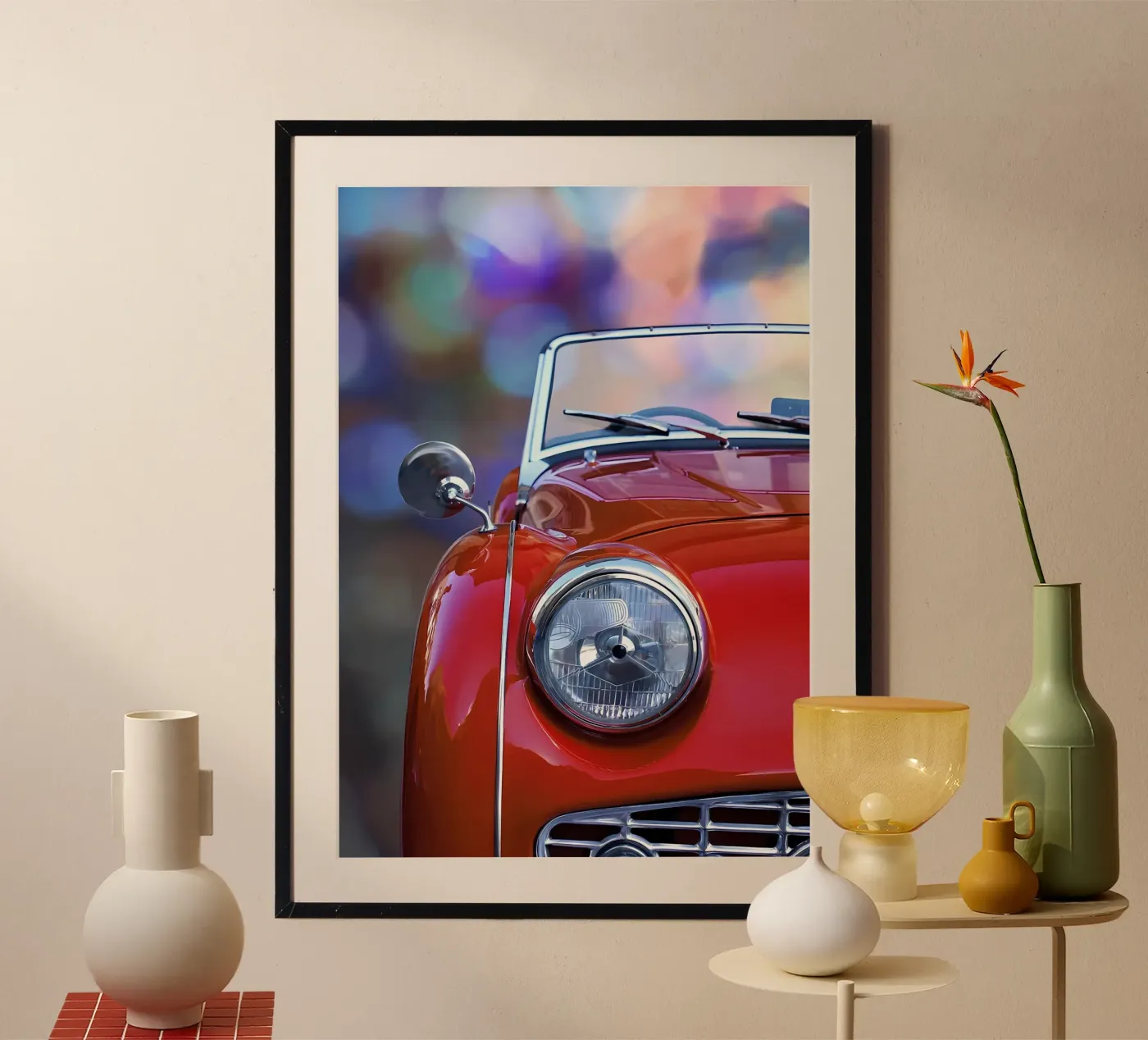 Vintage Classic Car Poster von Delaplane