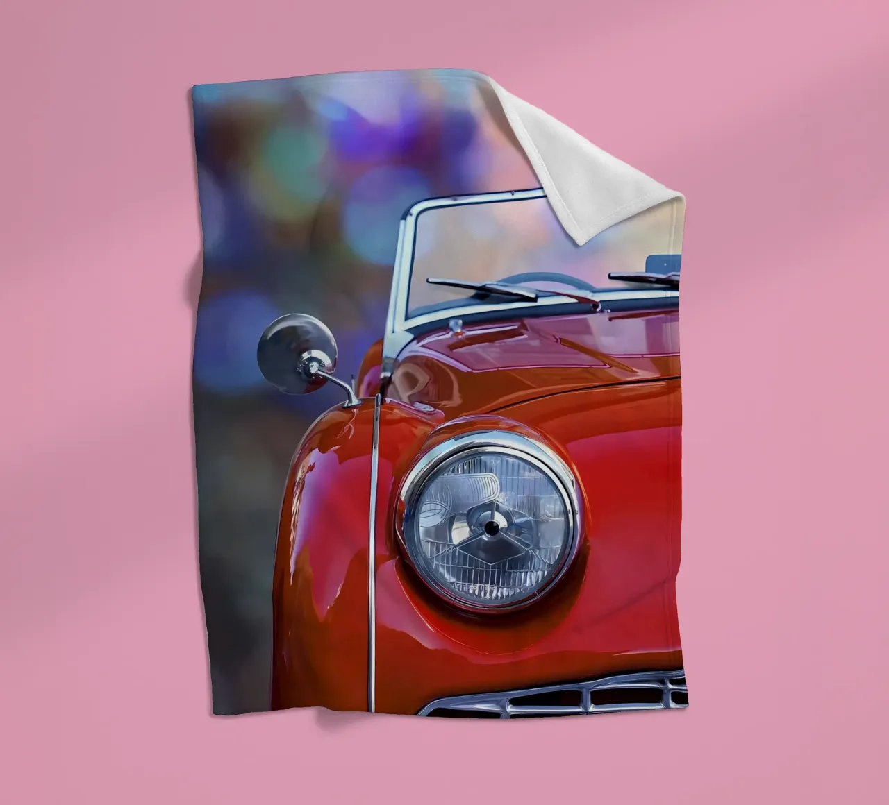 Oldtimer Oldtimer Fleecedecke von Delaplane